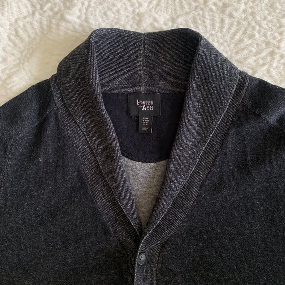 Porter +Ash Men’s Cardigan Sweater Size Medium - Picture 7 of 9